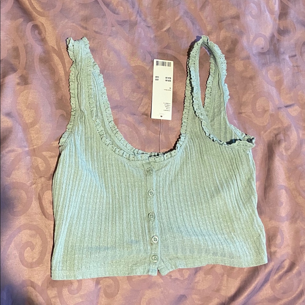 Urban Outfitters tank top in aqua blue